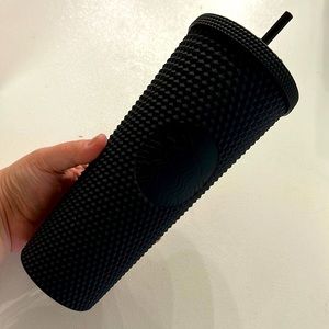 Starbucks matte black studded tumbler 24 oz